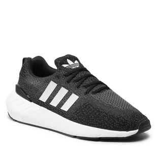 Adidas Buty Swift Run 22 GZ3496 Cblack/Ftwwht/Grefiv - Buty sportowe damskie - miniaturka - grafika 1