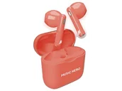 Słuchawki - SBS Fluo czerwone - miniaturka - grafika 1