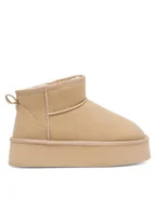 Śniegowce damskie - Jenny Fairy Śniegowce ANA HYBJL221101 Beżowy - miniaturka - grafika 1