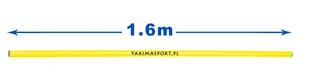 Yakimasport Laska treningowa, gimnastyczna 160 cm - niebieska - Piłka nożna - miniaturka - grafika 1