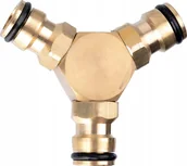 Inne akcesoria do nawadniania - XTline Brass three-way connector 1/2'' - miniaturka - grafika 1