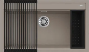 ELLECI BEST 360 + AKC tortora (G43) GRANITEK - Zlewozmywaki - miniaturka - grafika 1