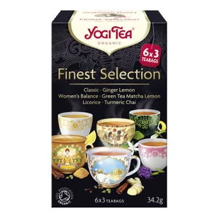 Yogi Tea (herbatki) HERBATKA EKSPRESOWA FINEST SELECTION (MIX HERBATEK) BIO (9 x 2 TOREBKI) 34,6 g - BP-4012824404403 - Herbata - miniaturka - grafika 2