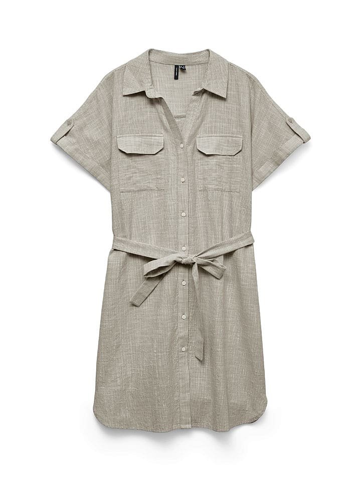 Vero Moda Sukienka w kolorze szarym