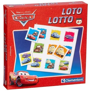 CLEMENTONI 12588 Gra LOTTO Cars NOWOŚĆ - Gry planszowe - miniaturka - grafika 1