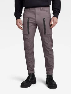G-Star Raw Spodnie materiałowe Zip Pkt 3D D21975-D504-G077 Szary Skinny Fit - Spodnie męskie - miniaturka - grafika 1