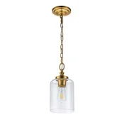 Lampy sufitowe - Hounslow lampa wisząca mosiądz FE-HOUNSLOW-P-BB Feiss - miniaturka - grafika 1