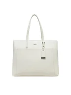 Torebki damskie - Calvin Klein Torebka Ck Must Medium Shopper W/Pocket K60K613019 Écru - miniaturka - grafika 1