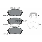 Klocki hamulcowe - Klocki hamulcowe - komplet TEXTAR 2520504 - miniaturka - grafika 1