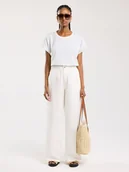 Koszulki i topy damskie - BIG STAR Koszulka w kolorze błękitno-białym - miniaturka - grafika 1