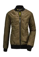 Kurtki i płaszcze dla chłopców - Killtec Chłopięce Bantry Bys Quilted Blsn B Casual Blouson zielony khaki 152 - miniaturka - grafika 1