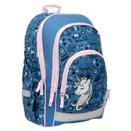 Plecaki szkolne i tornistry - Hama Plecak szkolny blue unicorn - miniaturka - grafika 1