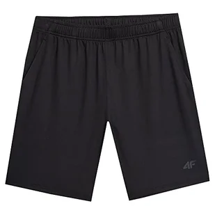 4F Męskie szorty FNK, Głęboki czarny, 3XL - Spodenki damskie - miniaturka - grafika 1