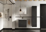 Szafki łazienkowe - M. CABINET EKOLINE 60 1D + LED ESTHER 28 - miniaturka - grafika 1