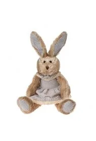 Królik Mellin w niebieskiej sukience 25cm - Maskotki i pluszaki - miniaturka - grafika 1