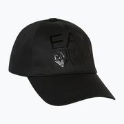 Czapki damskie - Czapka z daszkiem damska EA7 Emporio Armani Train Logo Series black | WYSYŁKA W 24H | 30 DNI NA ZWROT - miniaturka - grafika 1