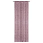 Zasłony - Zasłona z taśmą tunel SANSO 140 x 260 cm wrzos - miniaturka - grafika 1