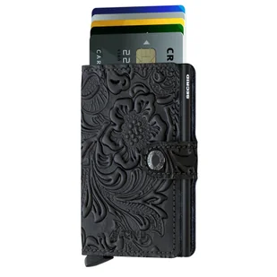 Miniportfel Miniwallet Secrid Ornament - black - Portfele - miniaturka - grafika 2
