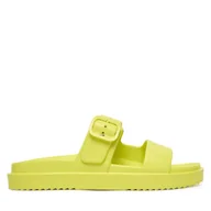 Klapki i japonki damskie - Klapki Tommy Hilfiger FW0FW08953 Żółty - miniaturka - grafika 1