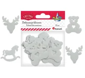 Pozostałe akcesoria dla plastyków - Hasta Ozdoba dekoracyjna Filc Swieta Mix Op12szt Pbh - miniaturka - grafika 1