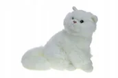 Maskotki i pluszaki - Pluszowe ZOO: maskotka KOT PERSKI siedz 25cm biały 14843 eco-friendly - miniaturka - grafika 1