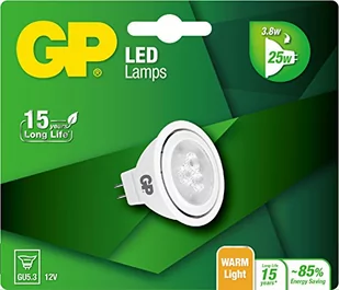GP Battery Żarówka LED MR16 5,3W 35W - 740GPMR16076506CE1 - Żarówki LED - miniaturka - grafika 1