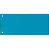 Przekładki do segregatorów - Esselte Przekładki kartonowe 1/3 A4 - niebieskie - miniaturka - grafika 1