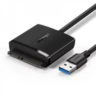 Obudowy i kieszenie na dyski twarde - UGREEN Kieszeń Adapter HDD 2.5&amp;quot i 3.5&amp;quot SATA do USB 3.0 czarny UGR328BLK - miniaturka - grafika 1