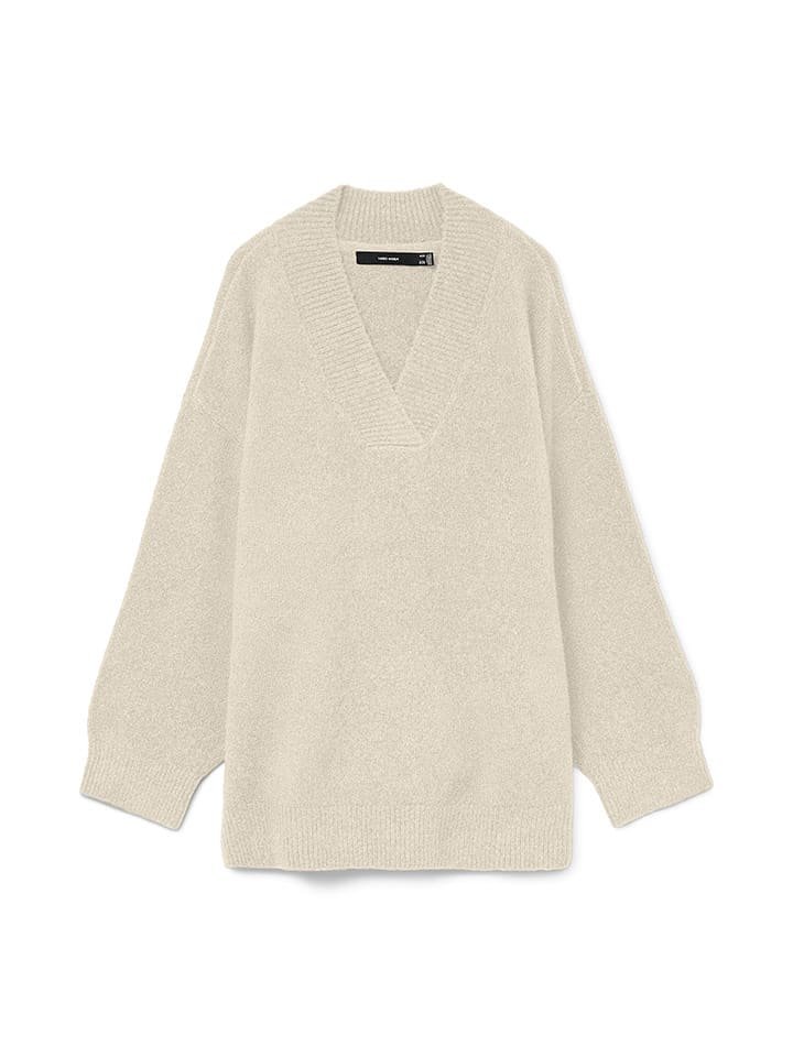 Vero Moda Sweter w kolorze beżowym