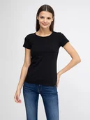 Koszulki i topy damskie - BIG STAR Koszulka w kolorze czarnym - miniaturka - grafika 1