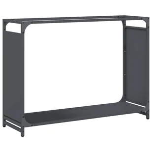 vidaXL Stojak na drewno opałowe 90x28x65 cm Stal walcowana na zimno - Wózki magazynowe - miniaturka - grafika 1