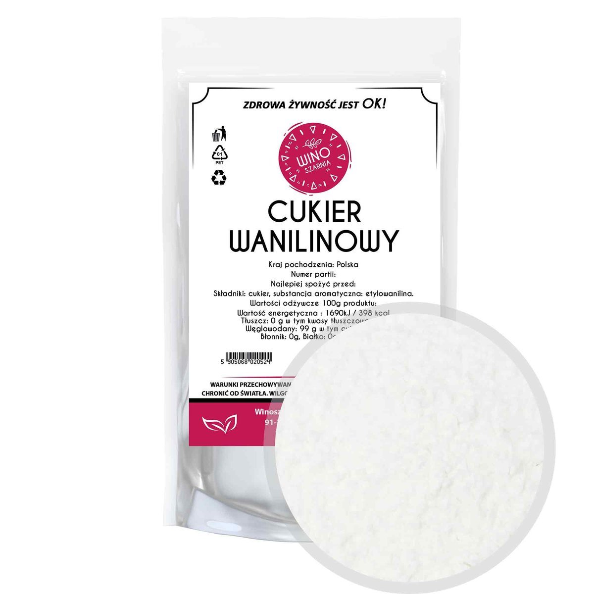 Cukier wanilinowy - 500g