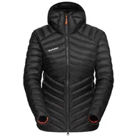 Kurtki i kamizelki sportowe damskie - Damska kurtka puchowa Mammut Broad Peak IN Hooded Jacket Women Rozmiar: M / Kolor: czarny - miniaturka - grafika 1