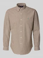 Koszule męskie - Koszula casualowa o kroju custom fit z kołnierzykiem typu button down - miniaturka - grafika 1