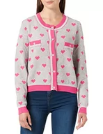 Kurtki damskie - myMo at night Damska kurtka z dzianiny 1119494, szary, wielokolorowy, M-L - miniaturka - grafika 1