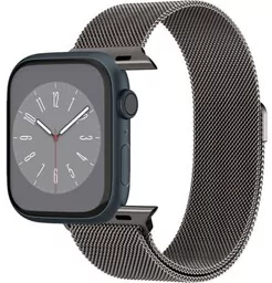 Spigen Pasek Metal Fit do Apple Watch 49/45/44/42 mm, grafitowy - Akcesoria do smartwatchy - miniaturka - grafika 1