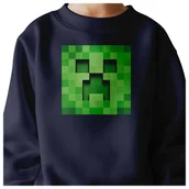 Bluzy dla dziewczynek - BLUZA DZIECIĘCA MINECRAFT 146-152 DLA DZIEWCZYNKI CHŁOPCA JAKOŚĆ - miniaturka - grafika 1