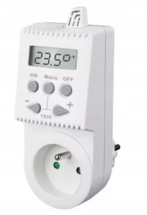 Elektrobock Elektroniczny termostat gniazdkowy TS05 CZ - Regulatory i termostaty - miniaturka - grafika 1