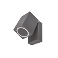 Lampy ogrodowe - Lampa ścienna do ogrodu MICASA3 szara - miniaturka - grafika 1