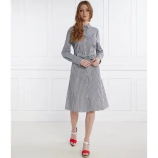Tommy Hilfiger Sukienka z paskiem - Sukienki - miniaturka - grafika 1