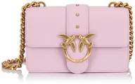 Torebki damskie - Pinko Love One Mini C Cielęcina Jedwab, Torba Damska, WWGQ_Lilla-Antique Gold, Wwgq_lilla-antique Gold - miniaturka - grafika 1