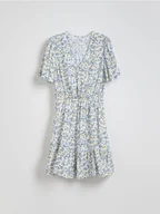 Sukienki - Reserved - Sukienka z wiskozy - żółty - miniaturka - grafika 1