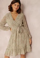 Sukienki - Miętowa Sukienka Olaleia - Renee - miniaturka - grafika 1