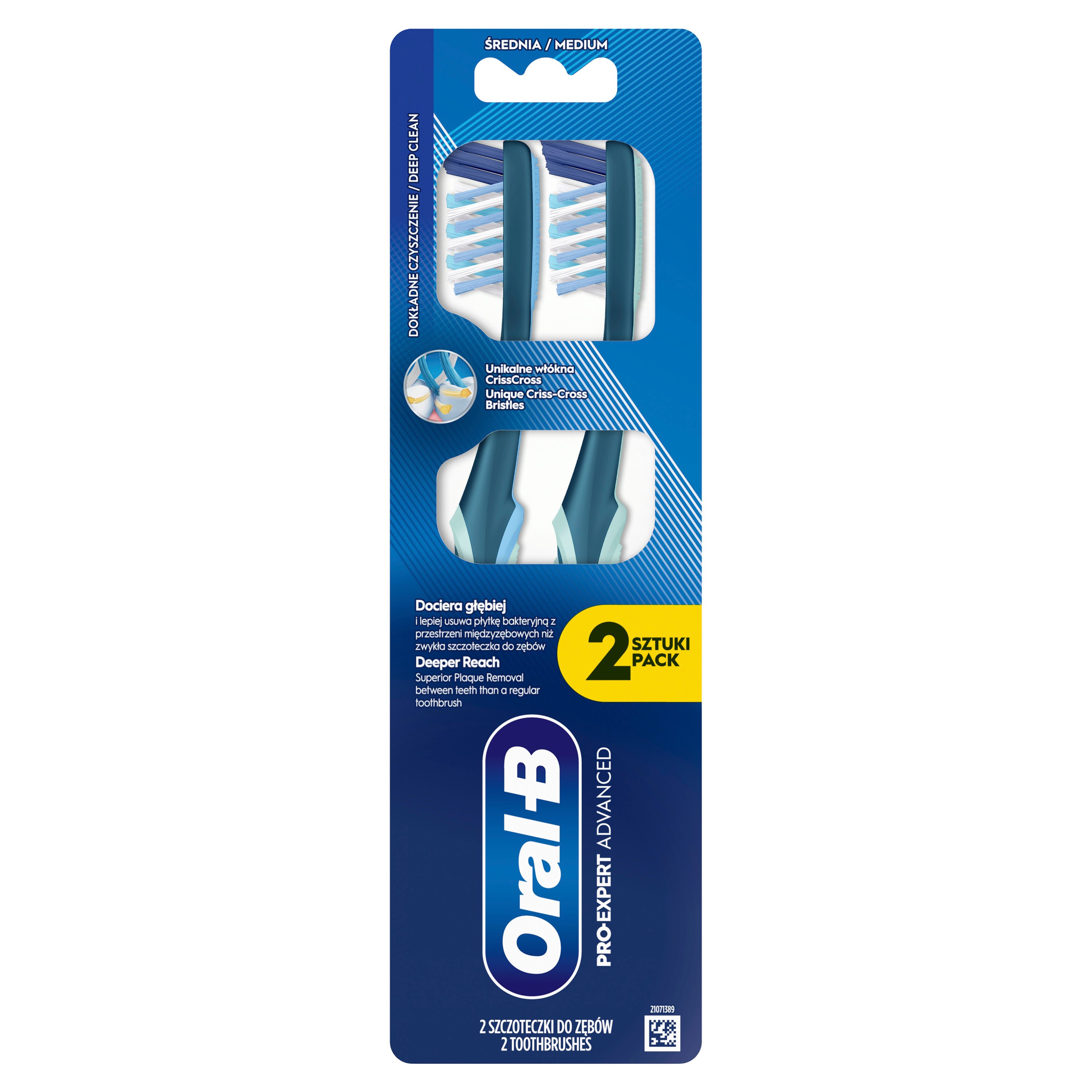 Oral-B ProExpert Advanced Szczoteczki do zębów 2 szt.