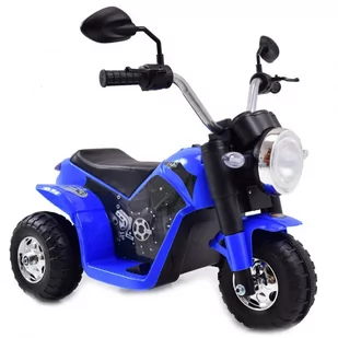 Import SUPER-TOYS MOTOR CHOPPER - PIERWSZY MOTOREK DLA DZIECKA NIEBIESKI - Pojazdy elektryczne dla dzieci - miniaturka - grafika 1