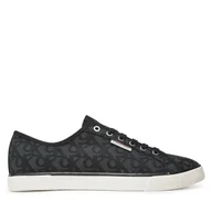 Trampki męskie - Tenisówki Calvin Klein Jeans Ess Vulc Low Mg Cv Mono YM0YM01368 Czarny - miniaturka - grafika 1