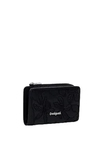 Desigual MONE_Jolie Emma 2.0, Bi-Fold Wallet Women's, 16, Kolor: czarny, 16 - Portfele - miniaturka - grafika 1