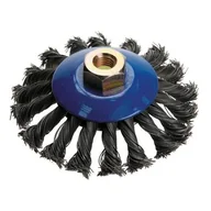 Materiały ścierne - Szczotka talerzowa/kątowa z drutu splatanego 125 mm x M14 - miniaturka - grafika 1