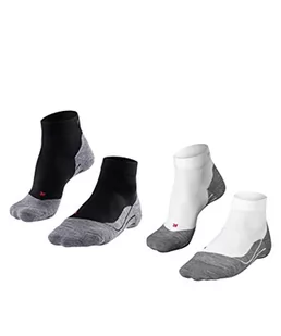 FALKE Mężczyźni Skarpety do biegania RU4 Endurance Short 2-Pack M SSO Bawełna przeciw pęcherzom cienkie 2 Pak, Wielokolorowy (Sortiment 0010), 39-41 - Skarpetki damskie - miniaturka - grafika 1