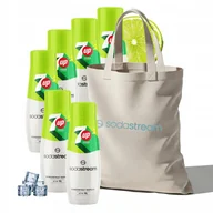 Syropy i koncentraty owocowe - Zestaw Syrop koncentrat do wody SodaStream 7up Free 6x440ml + Torba - miniaturka - grafika 1